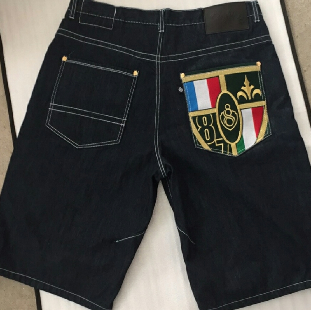 Eight 732 Long Length Men’s Jean Shorts